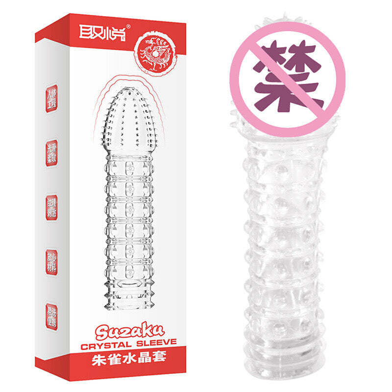 Produit pour adultes pour homme, Préservatif Stimulant, Préservatif réutilisable en Silicone