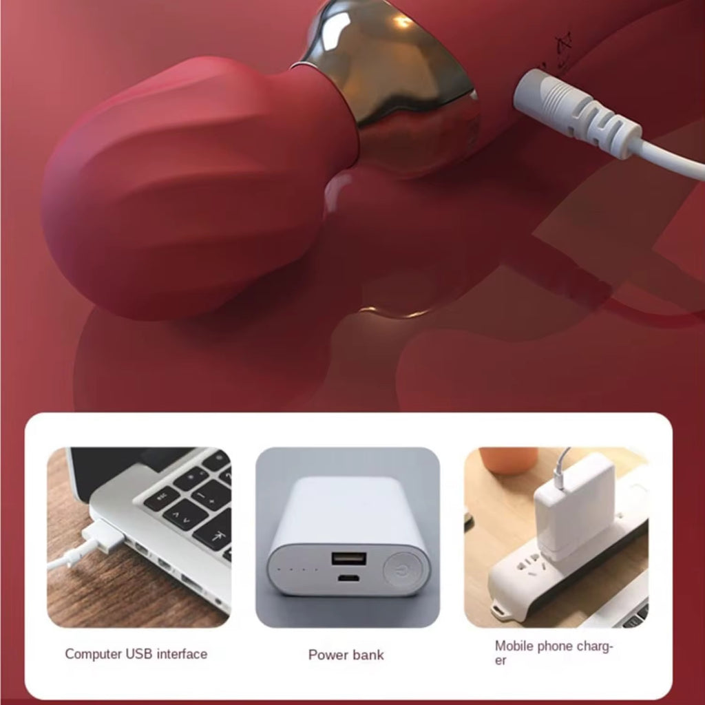 Vibromasseur Sextoys Clitoridienne Point G, Vibro double fonction, Vibro en silicone