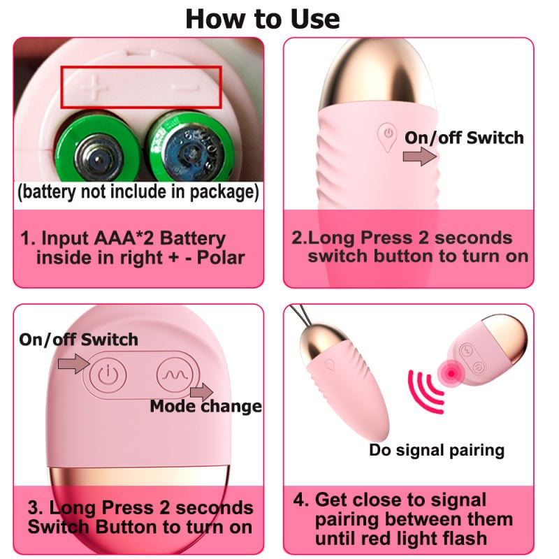 Œuf Vibrant télécommandé, masturbateur féminin
