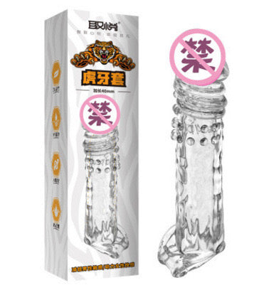 Produit pour adultes pour homme, Préservatif Stimulant, Préservatif réutilisable en Silicone